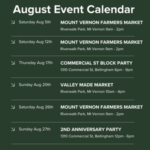 August Events Calendar