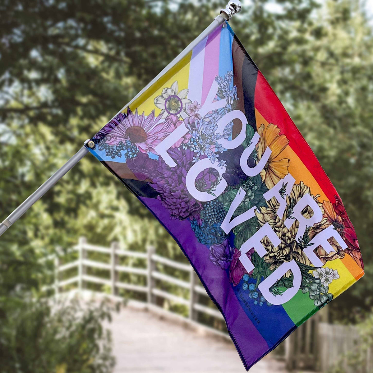 Inclusive Pride Flag Rainbow Sticker