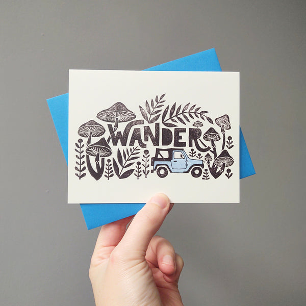 Wander With Me Greeting Card