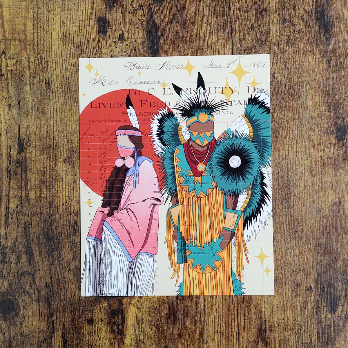 Socially Distanced Pow Wow Art Print – MW Soapworks