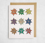 Origami Stars Greeting Card
