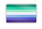 MLM (Man Loving Man) Pride Flag Sticker