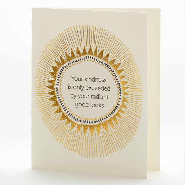 Radiant Kindness Greeting Card