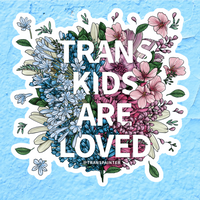 Trans Kids Are Loved Stickers