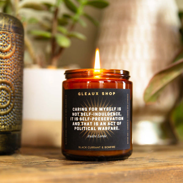 Self-Care Candle - Black Currant & Bonfire