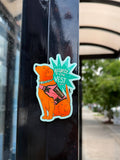 Respect the Vest Service Dog Disability Awareness Sticker