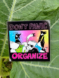 Don't Panic, Organize! Vinyl Sticker