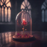 Enchanted Rose Candle