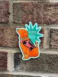 Respect the Vest Service Dog Disability Awareness Sticker