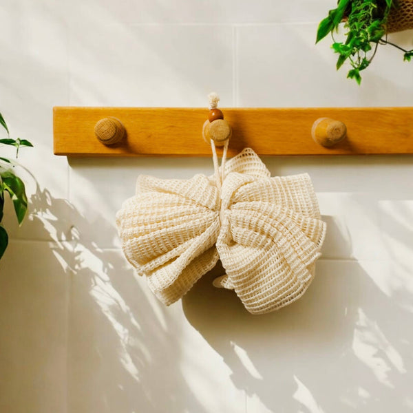 Ramie Natural Shower Pouf