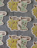 Pikachu Mimikyu - Pokémon Vinyl Sticker