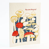 Magical Mushrooms Greeting Card