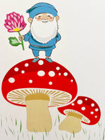 Gnome Friend, With Love Greeting Card