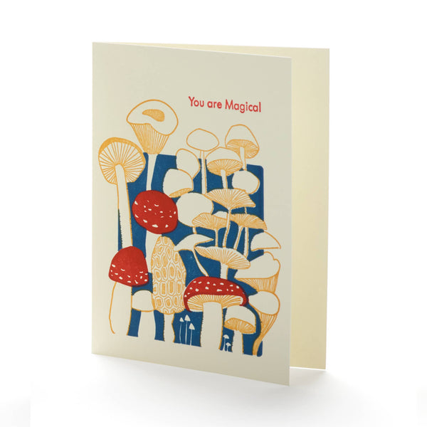 Magical Mushrooms Greeting Card