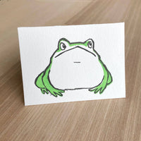 Mini Greeting Card - Toad