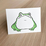 Mini Greeting Card - Toad