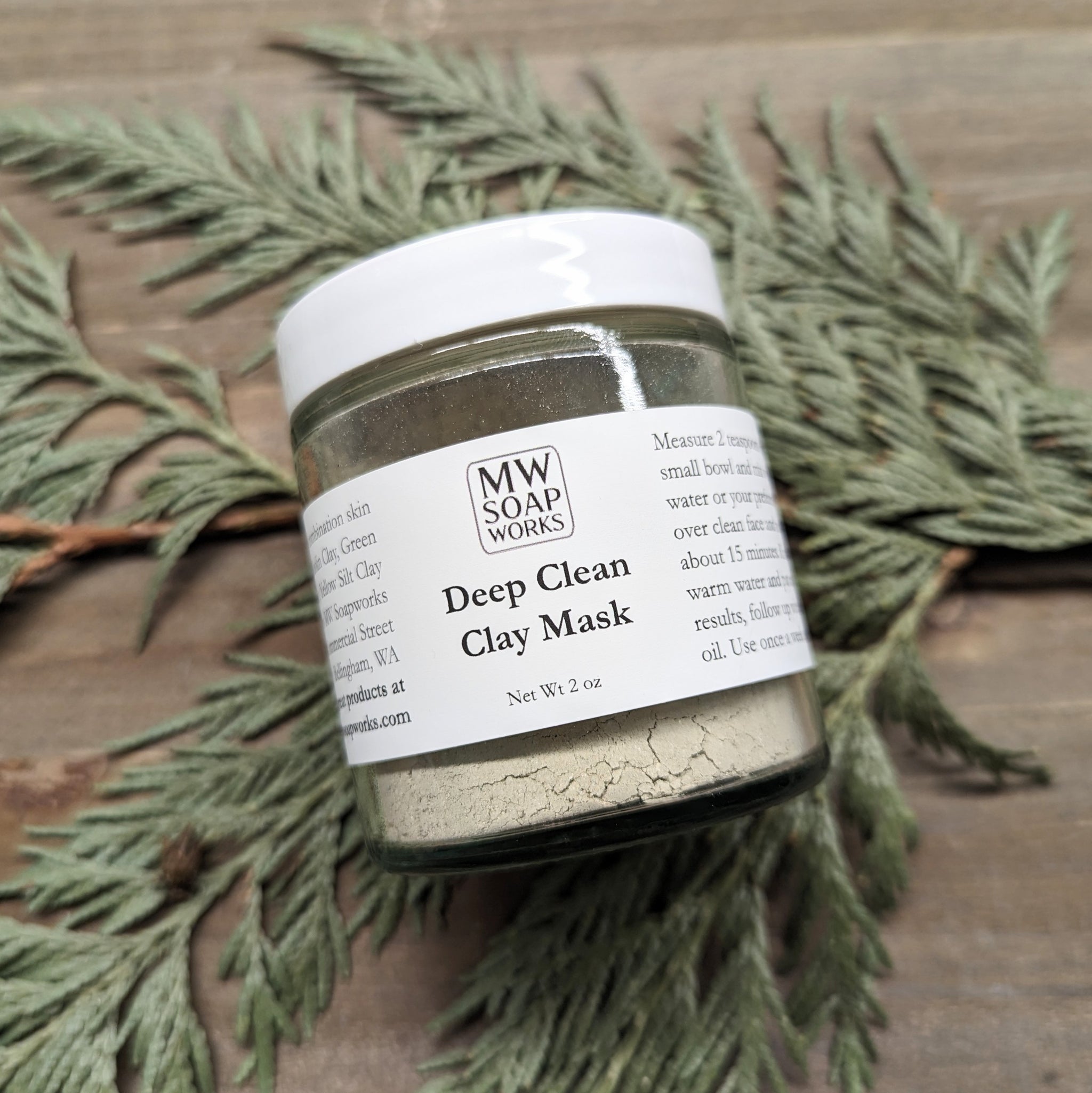 Deep Clean Clay Facial Mask – MW Soapworks
