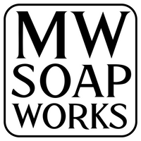 Black text against a white background reads 'MW Soapworks'
