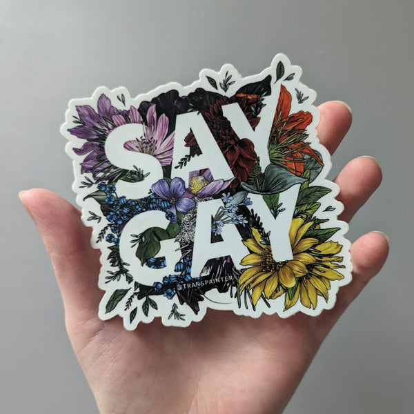 Say Gay Sticker
