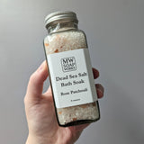Dead Sea Salt Bath Soak - Rose Patchouli