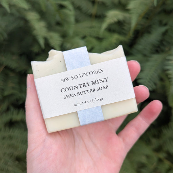 Country Mint Shea Butter Soap