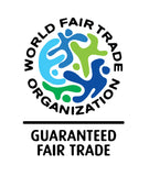 World Fair Trade Organization logo with colorful interlocking figures on a white background