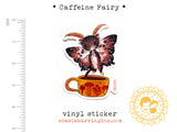 Caffeine Fairy Kitty Sticker