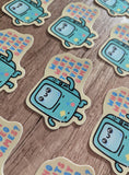 BMO Video Games Vinyl Sticker