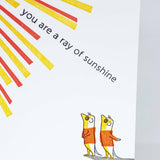 Meerkats & Sunshine Greeting Card