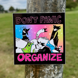 Don't Panic, Organize! Vinyl Sticker