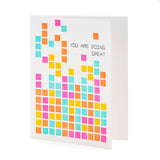 Block Game Letterpress Support Card