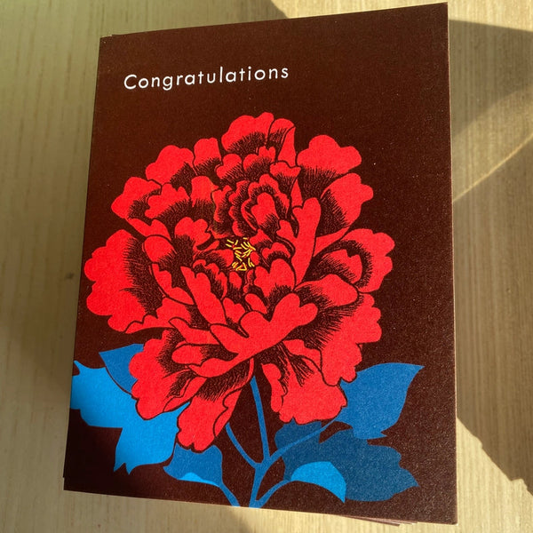 Congratulations Floral Greeting Card