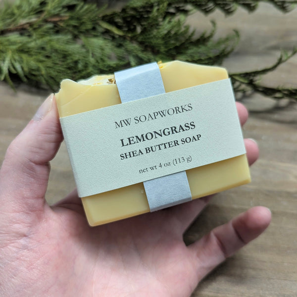 Lemongrass Soap with Calendula Petals