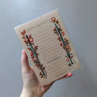 Side Quests Notepad - Swords