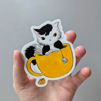 KitTEA Tea Cat Sticker