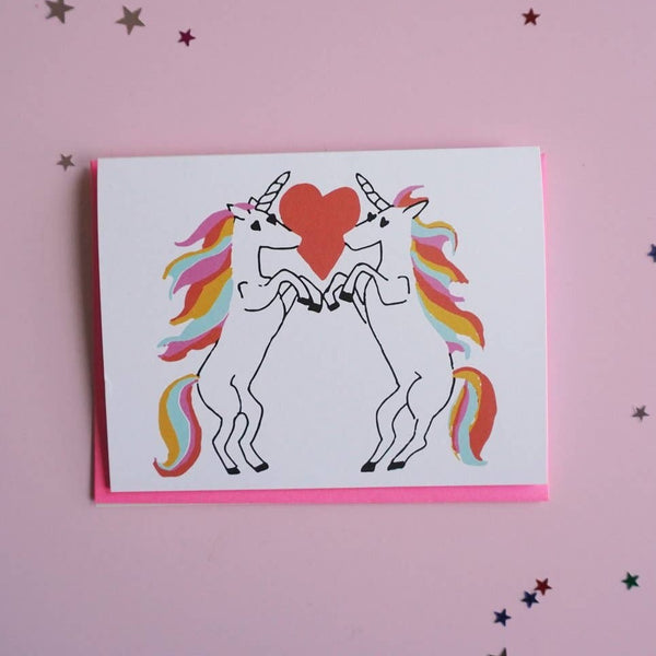Unicorn Love Greeting Card