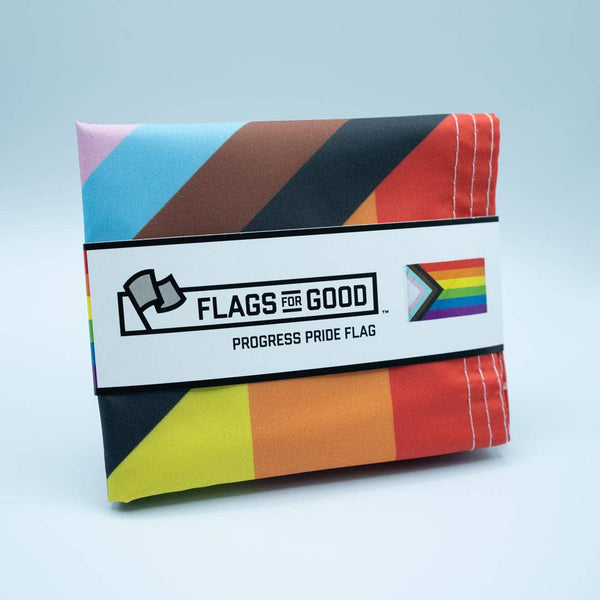 Progress Pride Flag (Licensed) - 18in x 12in