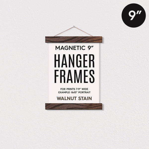 9" Magnetic Hanger Frame - Walnut