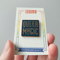 Queer Magic Enamel Pin - Blue