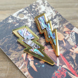 Lightning Bolt Earrings - Gold
