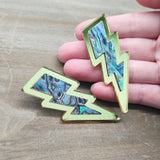 Lightning Bolt Earrings - Gold