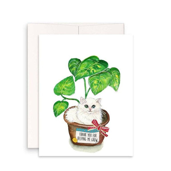Help Me Grow Plant - Thank You Card