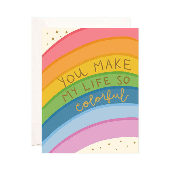 Colorful Life Greeting Card