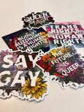 Say Gay Sticker
