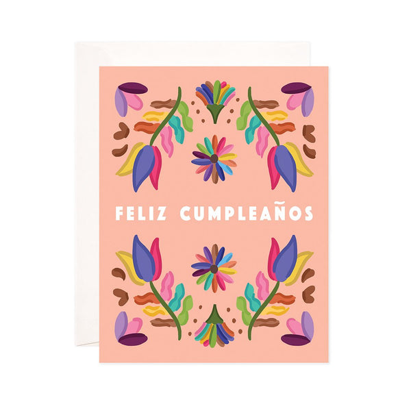 Folk Birthday Greeting Card