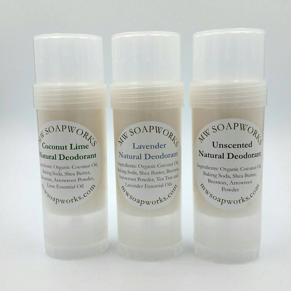 Natural Deodorant made with Organic Coconut Oil