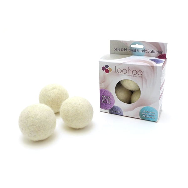 Cream Wool Dryer Ball - Pack of 3