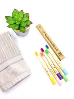 Bamboo Toothbrushes for Kids - Color Varies