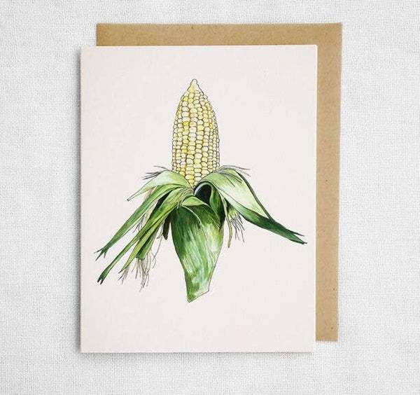 Corn Cob Greeting Card
