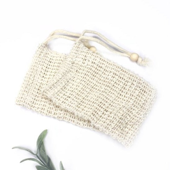 Biodegradable Natural Sisal Soap Saver Pouch